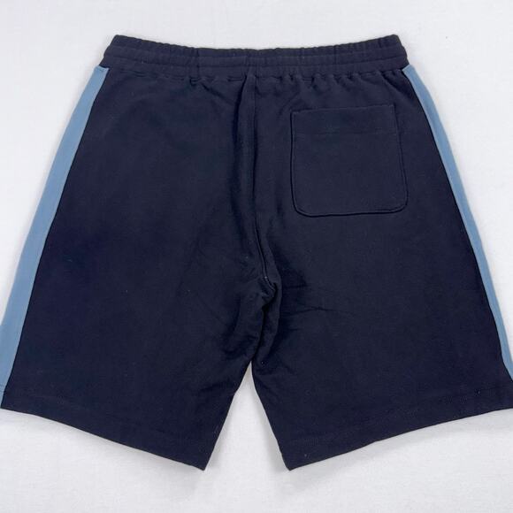 NWOT American Giant Colorblock Sweatshort Men's Medium Black Blue USA - Picture 4 of 11